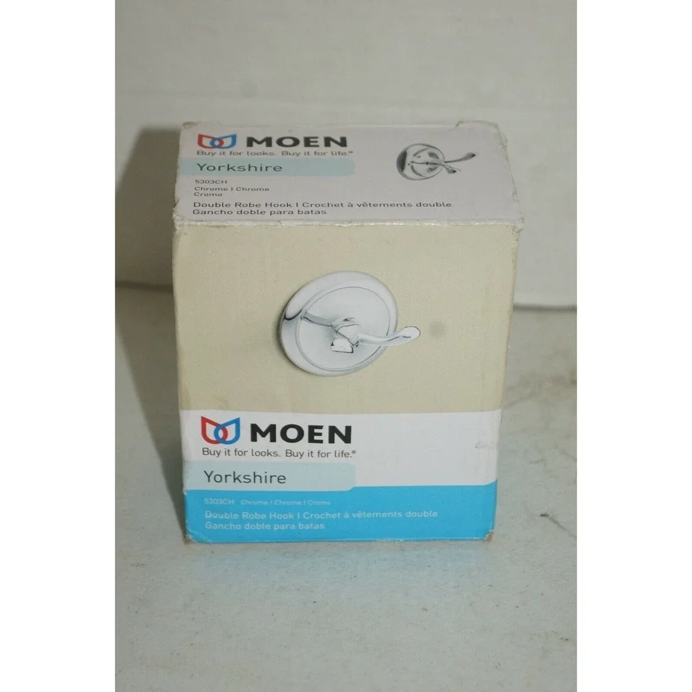 Moen 5303CH Yorkshire Double Robe Hook, Chrome